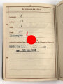 Wehrpaß Heer, eingestellt am 3.Oktober 1941 bei 1. Komp. Kraftfahr Ersatz Abteilung 5 Villingen.