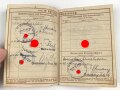 Wehrpaß Heer, eingestellt am 3.Oktober 1941 bei 1. Komp. Kraftfahr Ersatz Abteilung 5 Villingen.