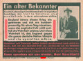 Parole der Woche Nr. 17, "Ein alter Bekannter", Zentralverlag der NSDAP, 7,5 x 10 cm, 1942