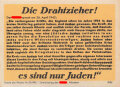 Parole der Woche Nr. 22, "Die Drahtzieher!", Zentralverlag der NSDAP, 7,5 x 10 cm, 1942