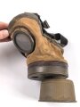 Polen, Gasmaske Modell 1924, W.W.S.P datiert 1930 . der Maskenkörper ausgehärtet, mit Filter