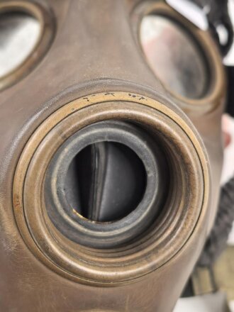 Polen, Gasmaske Modell W.Z.32, datiert 1937