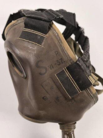 Polen, Gasmaske Modell W.Z.32, datiert 1937