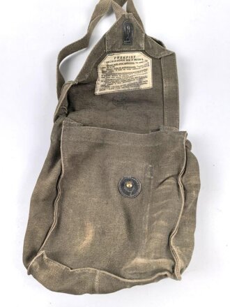 Polen, Tasche für die Gasmaske Modell W.Z.32, datiert 1937.