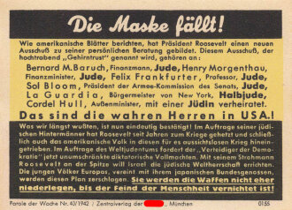 Parole der Woche Nr. 40, "Die Maske...