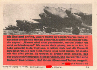 Parole der Woche Nr. 50, "Der Führer am 8....
