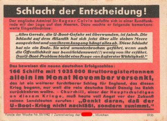 Parole der Woche Nr. 51, "Die Schlacht der...