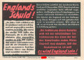 Parole der Woche Nr. 52, "Englands Schuld!", Zentralverlag der NSDAP, 7,5 x 10 cm, 1942