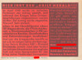 Parole der Woche Nr. 2, "Hier irrt der Daily Herald!", Zentralverlag der NSDAP, 7,5 x 10 cm, 1941