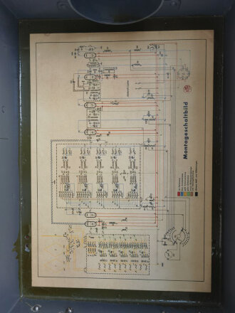 Luftwaffe, Peilempfänger EP.2a. Ln 26588, Gehäuse und Deckel aussen überlackiert. Optisch einwandfrei, Funktion nicht geprüft