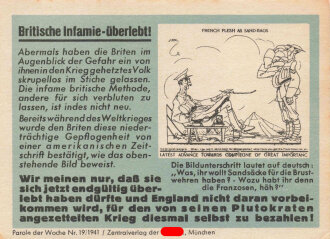 Parole der Woche Nr. 19, "Britische...
