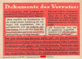 Parole der Woche Nr. 28, "Dokumente des Verrates", Zentralverlag der NSDAP, 7,5 x 10 cm, 1941