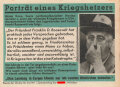 Parole der Woche Nr. 45, "Porträt eines Kriegshetzers", Zentralverlag der NSDAP, 7,5 x 10 cm, 1941