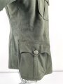 Heer, Feldbluse Modell 1936 für einen Offizier. Stark getragenes Eigentumstück ohne Effekten, ungereinigt