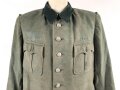 Heer, Feldbluse Modell 1936 für einen Offizier. Stark getragenes Eigentumstück ohne Effekten, ungereinigt