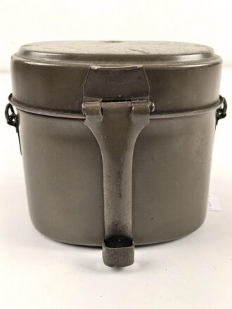 Kochgeschirr Wehrmacht, Hersteller WJ43, Originallck