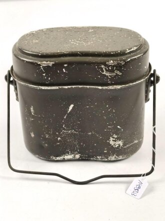 Kochgeschirr Wehrmacht. Hersteller SMM44, zusammengehörig, Originallack