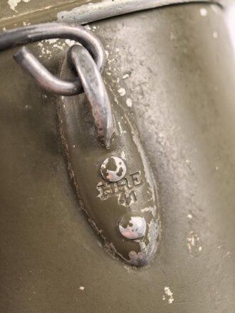 Kochgeschirr Wehrmacht, Hersteller HRE41, Originallack
