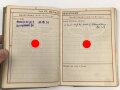 Wehrpaß Heer, eingestellt am 14. Oktober 1942 bei 1. Reserve MG Btl. 14