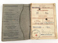 Wehrpaß Heer, eingestellt am 14. Oktober 1942 bei 1. Reserve MG Btl. 14