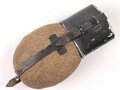 Feldflasche Wehrmacht, HWSD40 gestempelt auf Becher Riemen, Bezug und Flasche