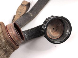 Feldflasche Wehrmacht, SMM43 auf Becher und Flasche gestempelt.