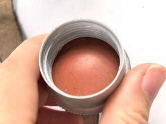 Feldflasche Wehrmacht, Hersteller MKL41, Becher neuzeitlich lackiert
