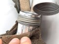 Feldflasche Wehrmacht, Hersteller MKL41, Becher neuzeitlich lackiert