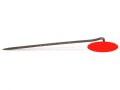 N.S. Sympathieabzeichen, auf der Spitze stehendes Hakenkreuz in 12mm Höhe, an langer Nadel