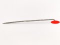 N.S. Sympathieabzeichen, auf der Spitze stehendes Hakenkreuz, gehämmert, 7mm Höhe, an langer Nadel