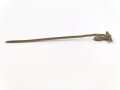 NSDAP Hoheitsabzeichen, Flügelspannweite 11mm, an langer Nadel, versilberung fehlt