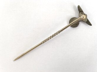 NSDAP Hoheitsabzeichen, Flügelspannweite 11mm, an langer Nadel