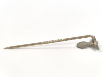 NSDAP Hoheitsabzeichen, Flügelspannweite 11mm, an langer Nadel