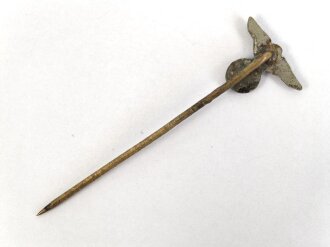 NSDAP Hoheitsabzeichen, Flügelspannweite 12mm, an langer Nadel