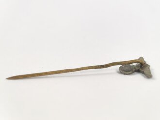 NSDAP Hoheitsabzeichen, Flügelspannweite 12mm, an langer Nadel