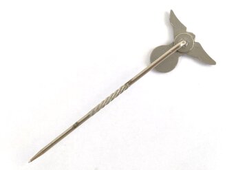 NSDAP Hoheitsabzeichen, Flügelspannweite 15mm, an langer Nadel