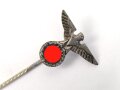 NSDAP Hoheitsabzeichen, Flügelspannweite 18mm, an langer Nadel