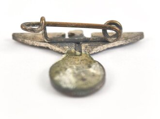 NSDAP Hoheitsabzeichen, Flügelspannweite 22mm, an Quernadel