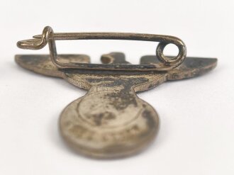 NSDAP Hoheitsabzeichen, Flügelspannweite 23mm, an Quernadel