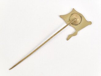 Zivilnadel in Form einer kaiserlichen Flagge, Breite 17mm, emailliert