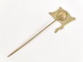 Zivilnadel in Form einer kaiserlichen Flagge, Breite 17mm, emailliert