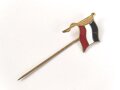 Zivilnadel in Form einer kaiserlichen Flagge, Breite 17mm, emailliert
