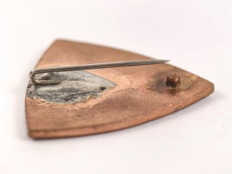 Nürnberg, Stadtwappen als Anstecknadel, emailliert, 24mm, Nadel neuzeitlich ergänzt