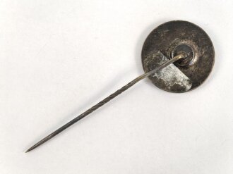 Tragbares Abzeichen " Berufs Blutspender"  Durchmesser 18mm, Rückseitig Klebereste