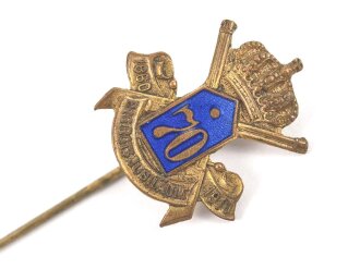 Regimentsjubiläum I.R. 70 1860-1910. Anstecknadel 23mm