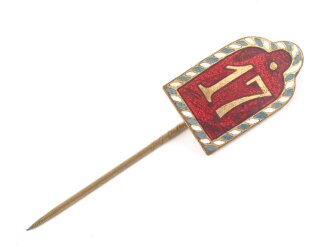 Infanterie Regiment 17, Zivilabzeichen emailliert, 22mm