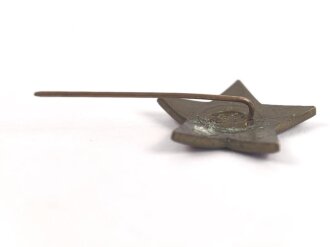 Kommunistische Partei Deutschlands KPD, Mitgliedsabzeichen 23mm, Rückseitig Klebstoffreste150