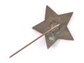 Kommunistische Partei Deutschlands KPD, Mitgliedsabzeichen 23mm, Rückseitig Klebstoffreste150