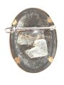 Sympatisantenabzeichen der Kommunistische Partei Deutschlands " Im Zeichen der Arbeit" Höhe 31mm