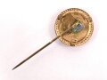 Sympatisantenabzeichen der Sozialdemokratischen Partei Deutschlands SPD.  Karl Liebknecht, Höhe 17mm, Rückseitig Klebstoffreste